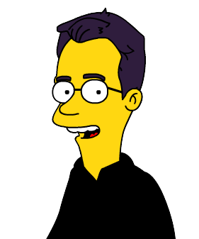 Alexej Behnisch as a Simpsons character